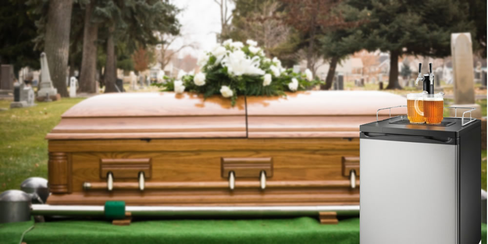 Kegerator at a Funeral