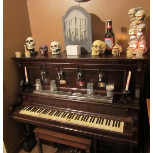 Piano kegerator