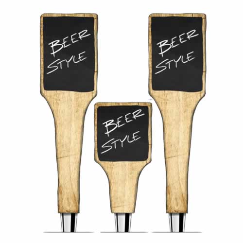 Rustic Barnwood Chalkboard Tap Handle