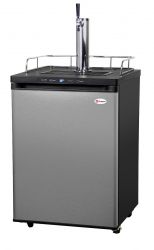 Kegco 1 Tap Digital Homebrew Kegerator - Stainless Steel