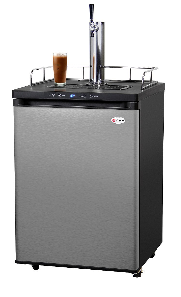 Kegco 1 Tap Digital Javarator Cold Brew Kegerator - Stainless Steel