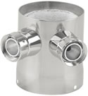 Single to Triple Draft Tower Adapter
