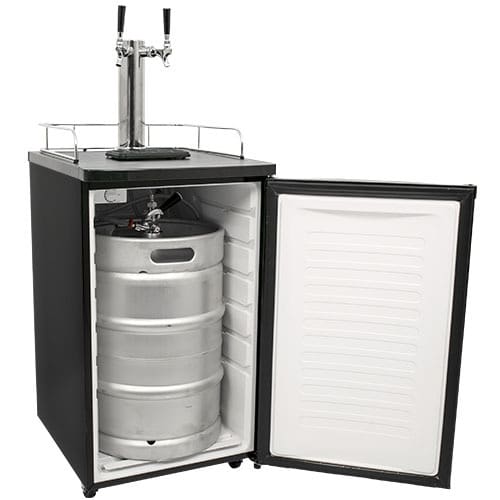 EdgeStar Stainless Steel Double Tap Kegerator KC2000SSTWIN