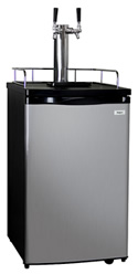 Kegco Double Tap Stainless Kegerator K199SS-2