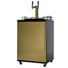 Twin Tap Summit Commercial Kegerator - Brass
