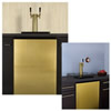 Summit Built-In Commercial Kegerator - Brass