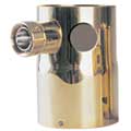 Single to Double Draft Tower Adapter - Brass
